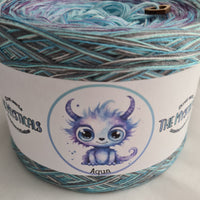 Aqua 6 ply, Monsterrificake