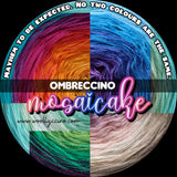 Mosaicake 6 ply black, anthracite, midnight blue,
thistle, bottle green, cognac, hot pink,
indigo, lagoon, mango, fuchsia,
purple, absinthe, orange, cherries