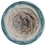 Ombreccino swirl mud, beige, creme, peppermint + wool white (Christmas collection)