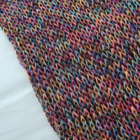 Ombreccino melange 6 ply black, fuchsia, mango, lemon, seablue, black