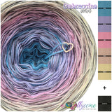 Ombreccino swirl capri, crocus, pink, peach, vanilla + anthracite