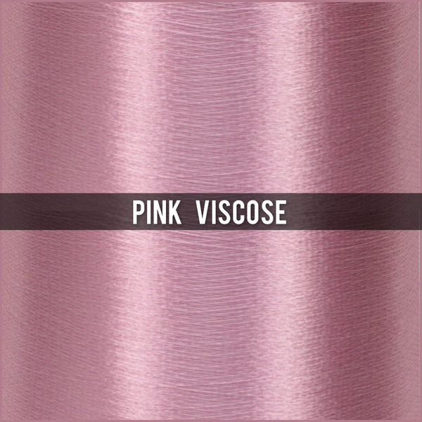 addition of pink viscose thread