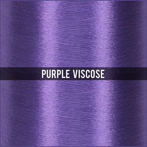 addition of purple viscose thread