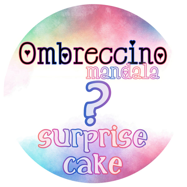 Ombreccino mandala, Surprise Me Cake