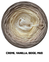 Ombreccino creme, vanilla, beige, mud