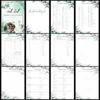 GreenPlanner. My personal craft planner, jpg, png, pdf files downloadable, printable.