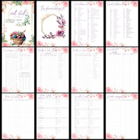 PDF bundle Harmonya wrap and pink planner.