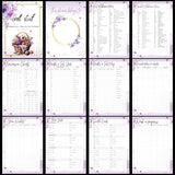 PDF bundle Harmonya wrap and purple planner.