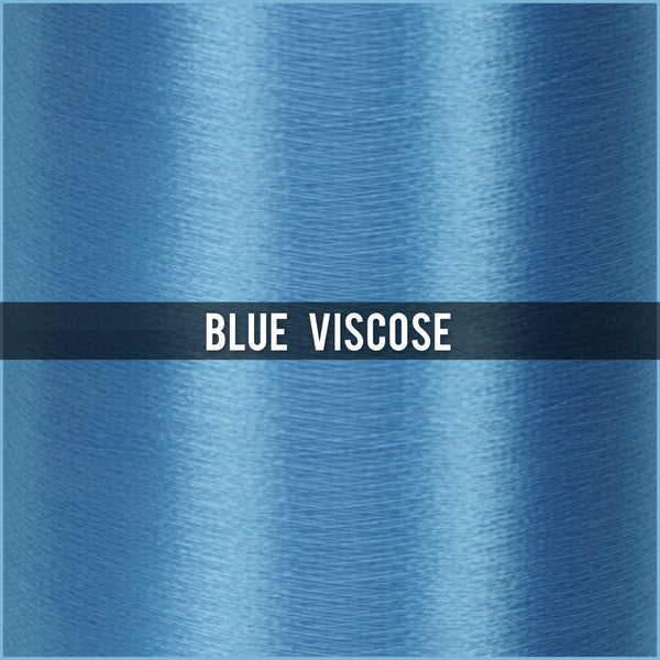 addition of blue viscose thread