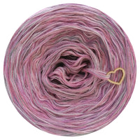 5 ply Ombreccino melange stone, amethyst, dirty pink, baby pink, blush