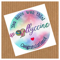 You have won this, congratulations (sticker)