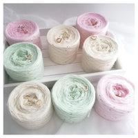 400m of 2 ply pea & 1 ply thread with tiny sequins