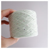 400m of 2 ply pea & 1 ply thread with tiny sequins