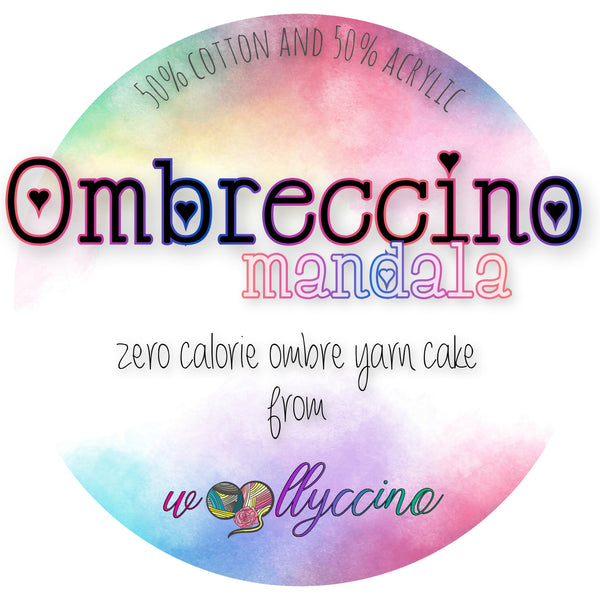 DIY Ombreccino mandala